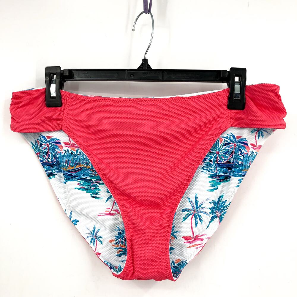 TOMMY BAHAMA Island Cays Tropical Rev Hipster Bikini Bottoms Large White NWT - Picture 10 of 16